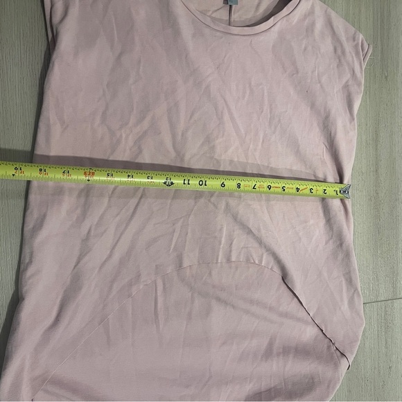 COS Circle Cut Layer Knit Mini Dress Size XS Extra Small Pink Travel Easy Fit - Picture 6 of 12